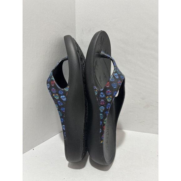 alegria Sandals slip on Women Ode Sugar Skulls Sandal Recover size 39 thongs - Picture 4 of 7